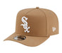 New Era Cap Co. Hats MLB SNAP / Tan Adult Chicago White Sox New Era Tan/ White Poly A-Frame 9FIFTY Adjustable Snapback Hat - Men's