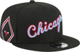 New Era Cap Co. Hats NBA SNAP / Black New Era Chicago Bulls 2025/26 City Edition Black 9FIFTY Snapback Hat - Men's