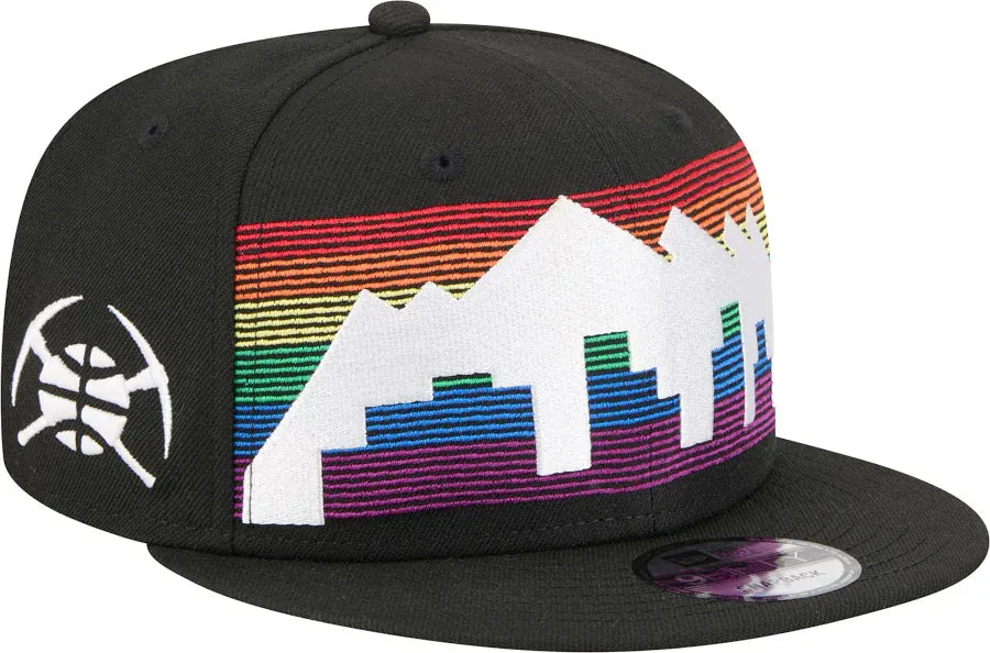 New Era Cap Co. Hats NBA SNAP / Black New Era Dever Nuggets 2025/26 City Edition Black 9FIFTY Snapback Hat - Men's