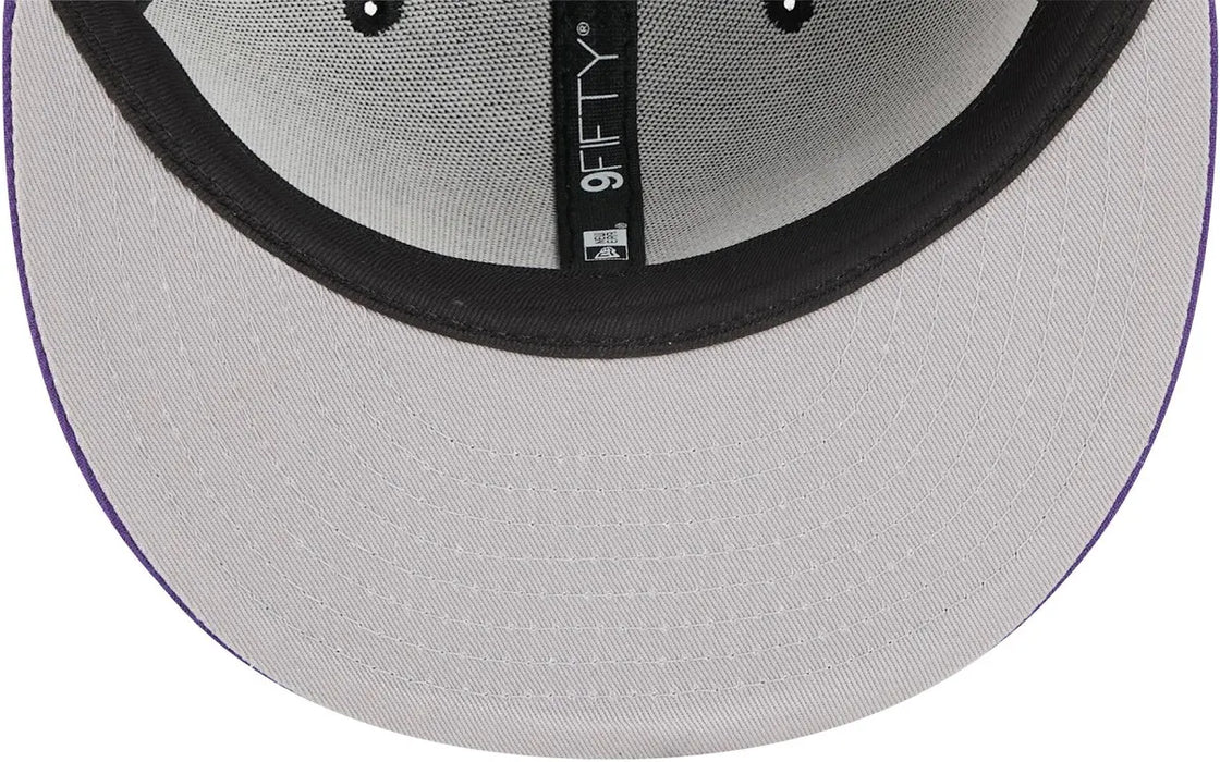 New Era Cap Co. Hats NBA SNAP / Black New Era Los Angeles Lakers 2025/26 City Edition Black 9FIFTY Snapback Hat - Men's