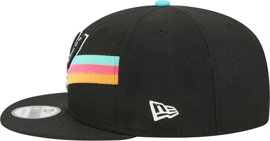 New Era Cap Co. Hats NBA SNAP / Black New Era San Antonio Spurs 2025/26 City Edition Black 9FIFTY Snapback Hat - Men's