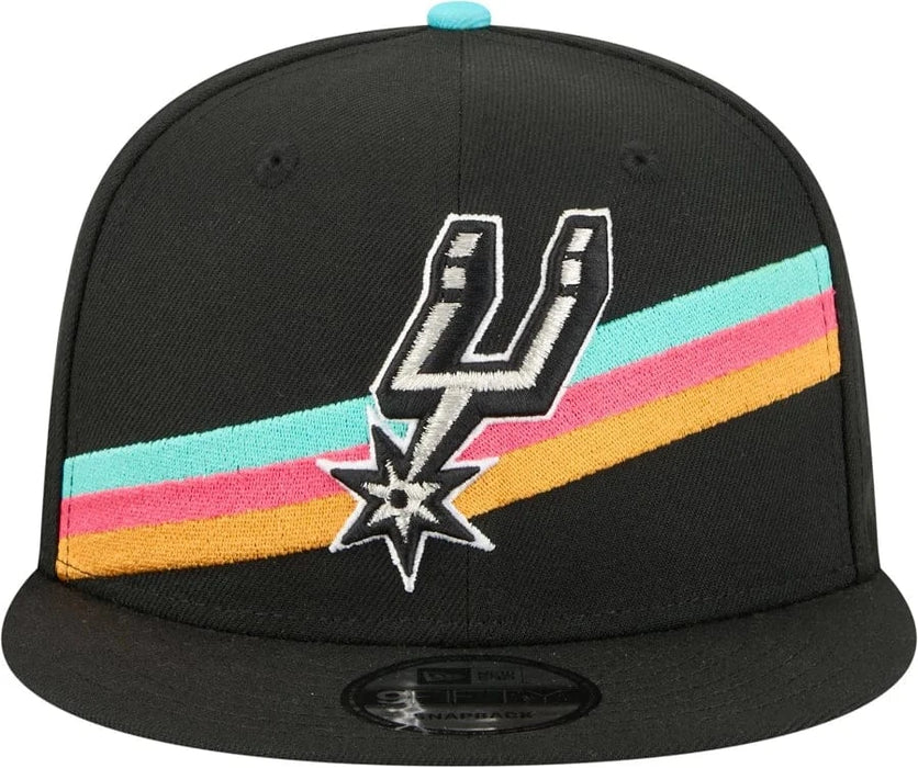 New Era Cap Co. Hats NBA SNAP / Black New Era San Antonio Spurs 2025/26 City Edition Black 9FIFTY Snapback Hat - Men's