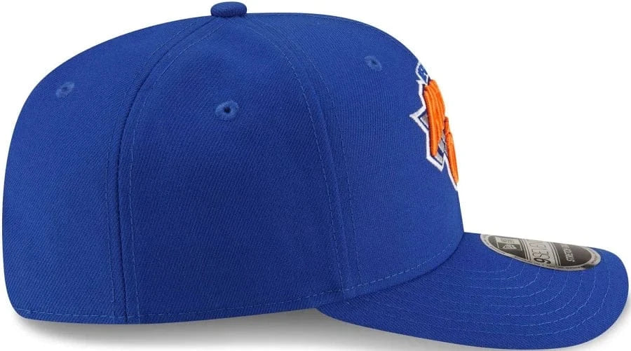 New Era Cap Co. Hats NBA SNAP / Blue Adult New York Knicks New Era Blue Basic 9SEVENTY Stretch-Snapback Hat - Men's