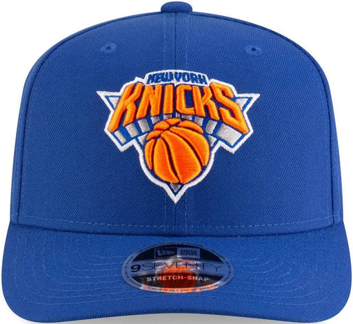 New Era Cap Co. Hats NBA SNAP / Blue Adult New York Knicks New Era Blue Basic 9SEVENTY Stretch-Snapback Hat - Men's
