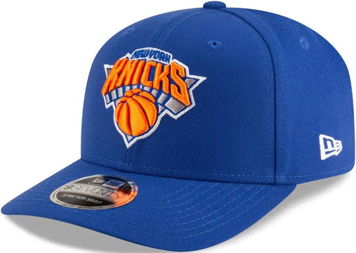 New Era Cap Co. Hats NBA SNAP / Blue Adult New York Knicks New Era Blue Basic 9SEVENTY Stretch-Snapback Hat - Men's