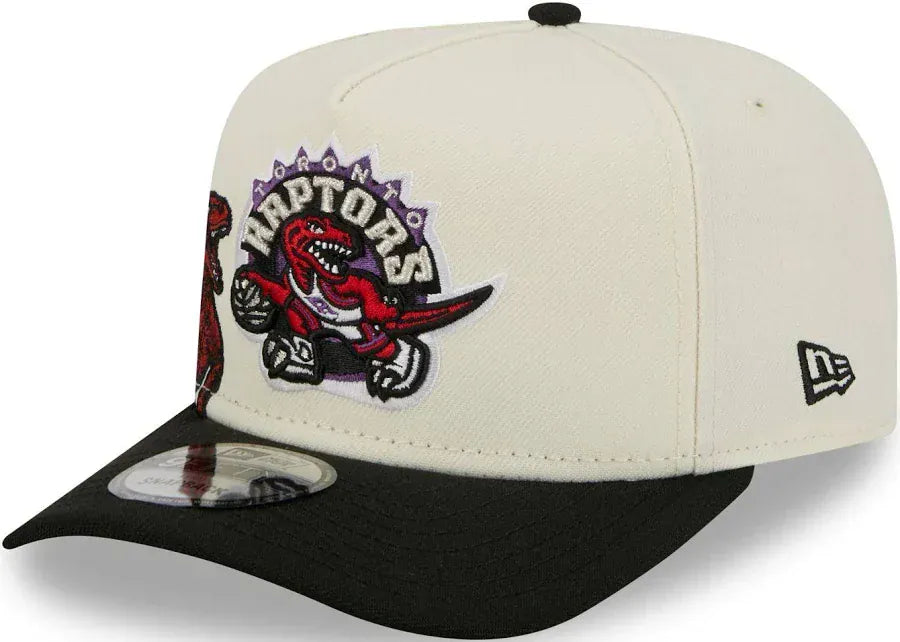 New Era Cap Co. Hats NBA SNAP / Chrome Adult Toronto Raptors New Era Chrome Mascot Illustrated A-Frame 9FIFTY Adjustable Snapback Hat - Men's
