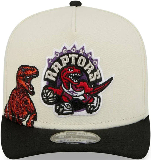 New Era Cap Co. Hats NBA SNAP / Chrome Adult Toronto Raptors New Era Chrome Mascot Illustrated A-Frame 9FIFTY Adjustable Snapback Hat - Men's