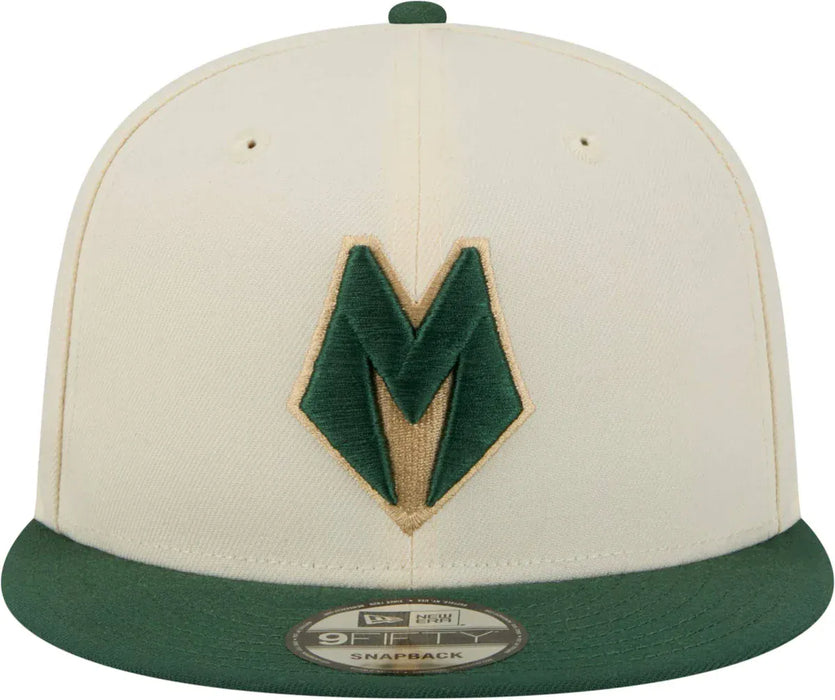 New Era Cap Co. Hats NBA SNAP / Chrome New Era Milwaukee Bucks 2025/26 City Edition Chrome 9FIFTY Snapback Hat - Men's
