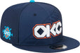 New Era Cap Co. Hats NBA SNAP / Navy New Era Oklahoma City Thunder 2025/26 City Edition Navy 9FIFTY Snapback Hat - Men's