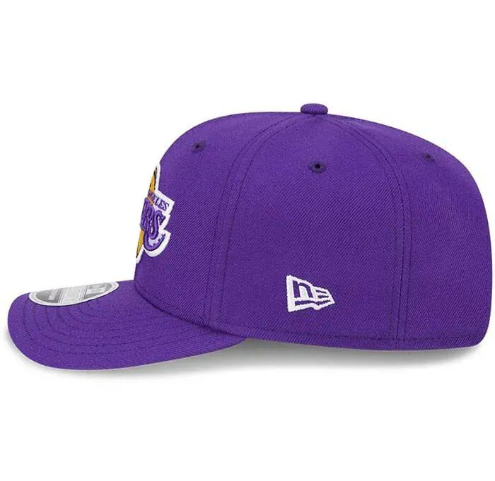 New Era Cap Co. Hats NBA SNAP / purple Adult Los Angeles Lakers New Era Purple Basic 9SEVENTY Stretch-Snapback Hat - Men's