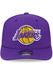 New Era Cap Co. Hats NBA SNAP / purple Adult Los Angeles Lakers New Era Purple Basic 9SEVENTY Stretch-Snapback Hat - Men's