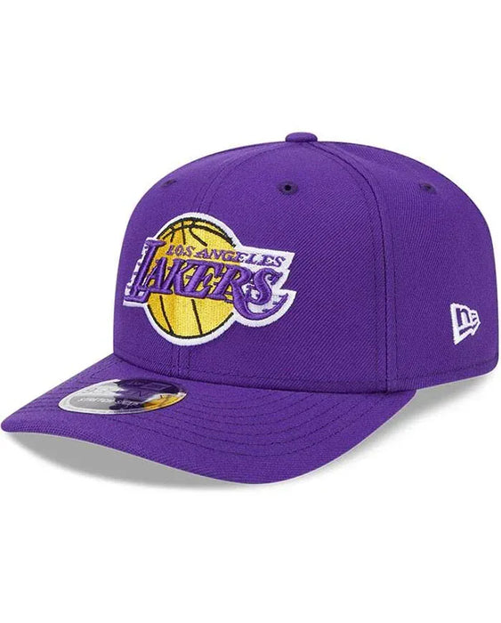 New Era Cap Co. Hats NBA SNAP / purple Adult Los Angeles Lakers New Era Purple Basic 9SEVENTY Stretch-Snapback Hat - Men's