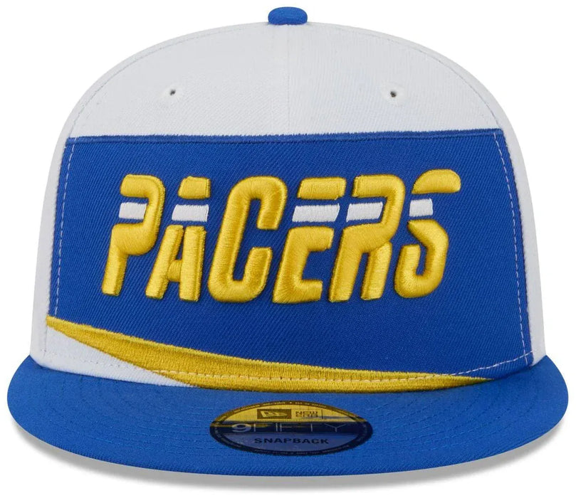 New Era Cap Co. Hats NBA SNAP / White New Era Indiana Pacers 2025/26 City Edition White & Blue 9FIFTY Snapback Hat - Men's