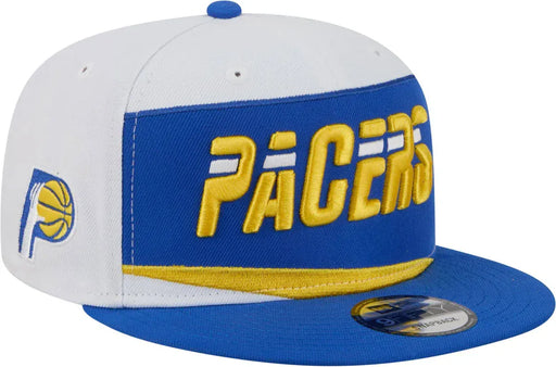 New Era Cap Co. Hats NBA SNAP / White New Era Indiana Pacers 2025/26 City Edition White & Blue 9FIFTY Snapback Hat - Men's