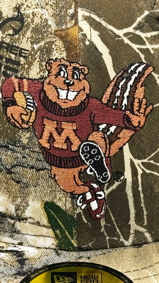 New Era Cap Co. Hats NCAA Adult Minnesota Gophers Real Tree Custom Side Patch 59FIFTY Fitted Hat - Men's