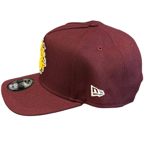New Era Cap Co. Hats NCAA OSFM / Maroon Adult Minnesota-Duluth Bulldogs New Era Maroon A-Frame 9FIFTY Adjustable Snapback Hat - Men's
