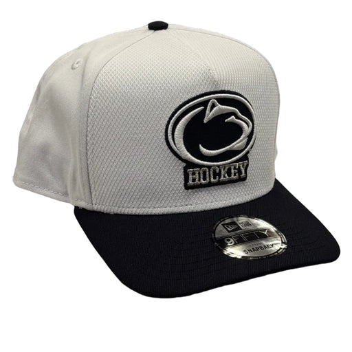 New Era Cap Co. Hats NCAA OSFM / White Adult Penn State Nittany Lions New Era White A-Frame 9FIFTY Adjustable Snapback Hat - Men's