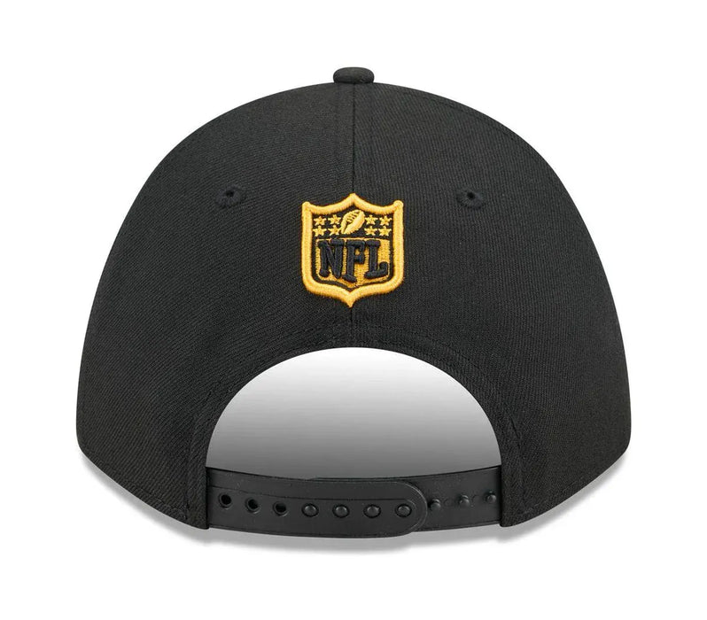 New Era Cap Co. Hats NFL ADJ / Black Youth Pittsburgh Steelers New Era Black 9FORTY M-Crown Adjustable Snapback Hat