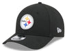New Era Cap Co. Hats NFL ADJ / Black Youth Pittsburgh Steelers New Era Black 9FORTY M-Crown Adjustable Snapback Hat
