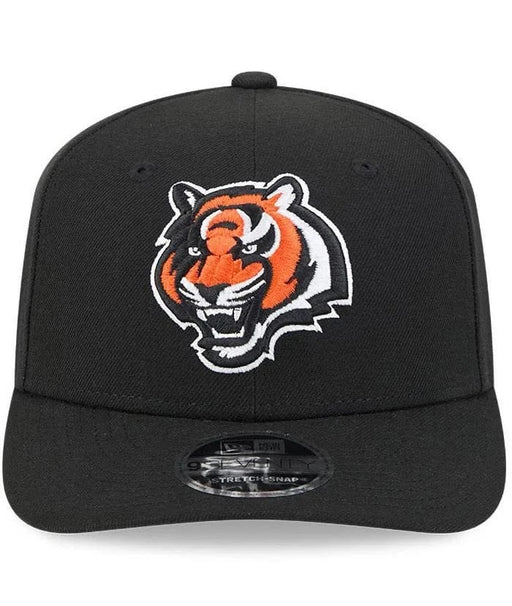 New Era Cap Co. Hats NFL SNAP / Black New Era Black Cincinnati Bengals Tiger Head Basic 9SEVENTY Stretch Snap Hat - Men's
