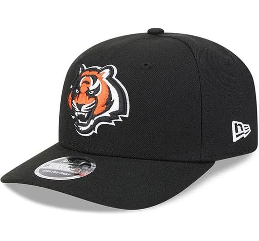 New Era Cap Co. Hats NFL SNAP / Black New Era Black Cincinnati Bengals Tiger Head Basic 9SEVENTY Stretch Snap Hat - Men's