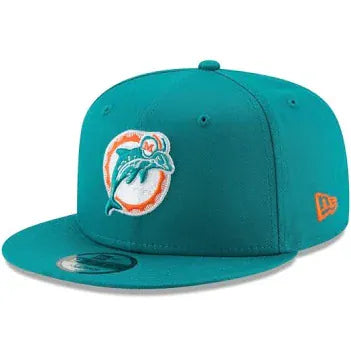 New Era Cap Co. Hats NFL SNAP Team Basic Miami Dolphins 9fifty Vintage Snapback