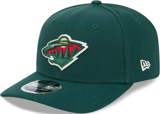 New Era Cap Co. Hats NHL SNAP Adult Minnesota Wild New Era Green Basic 9SEVENTY Stretch-Snapback Hat - Men's