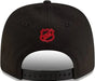 New Era Cap Co. Hats NHL SNAP / Black Adult Chicago Blackhawks New Era Black Basic 9SEVENTY Stretch-Snapback Hat - Men's
