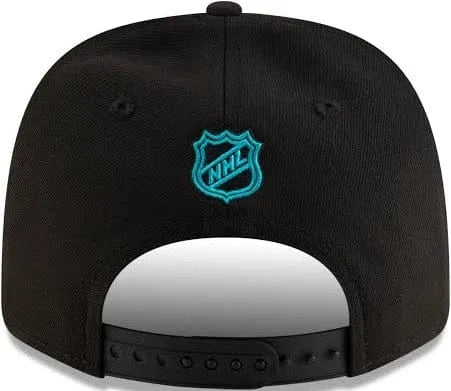New Era Cap Co. Hats NHL SNAP / Black Adult San Jose Sharks New Era Black Basic 9SEVENTY Stretch-Snapback Hat - Men's