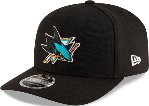 New Era Cap Co. Hats NHL SNAP / Black Adult San Jose Sharks New Era Black Basic 9SEVENTY Stretch-Snapback Hat - Men's