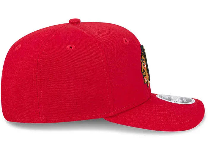 New Era Cap Co. Hats NHL SNAP / Red Adult Chicago Blackhawks New Era Red Basic 9SEVENTY Stretch-Snapback Hat - Men's