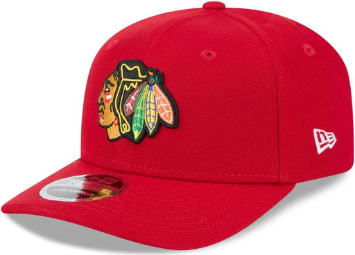 New Era Cap Co. Hats NHL SNAP / Red Adult Chicago Blackhawks New Era Red Basic 9SEVENTY Stretch-Snapback Hat - Men's
