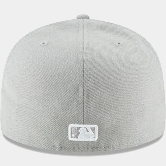 New Era Cap Co. Sized Hats MLB Adult Los Angeles Dodgers New Era Gray/White Basic 59FIFTY Fitted Hat - Men's