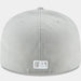 New Era Cap Co. Sized Hats MLB Adult Los Angeles Dodgers New Era Gray/White Basic 59FIFTY Fitted Hat - Men's