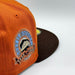 New Era Cap Co. Sized Hats MLB Adult Milwaukee Brewers New Era Orange Planet Ape Custom Side Patch 59FIFTY Fitted Hat - Men's
