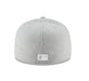 New Era Cap Co. Sized Hats MLB Adult New York Yankees New Era Gray/White Basic 59FIFTY Fitted Hat - Men's