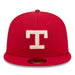 New Era Cap Co. Sized Hats MLB Adult Texas Rangers Red New Era 2026 City Connect 59FIFTY Fitted Hat - Men's