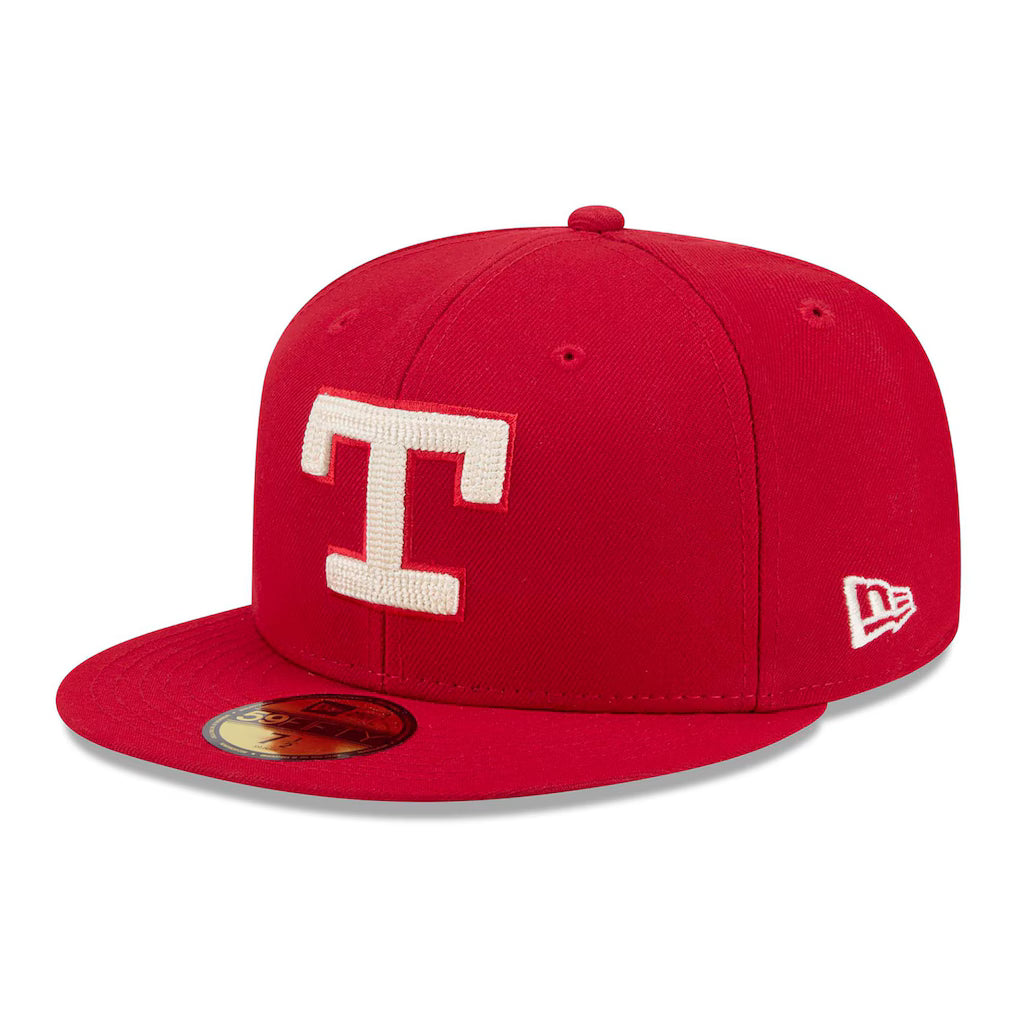 Adult Texas Rangers Red New Era 2026 City Connect 59FIFTY Fitted Hat ...