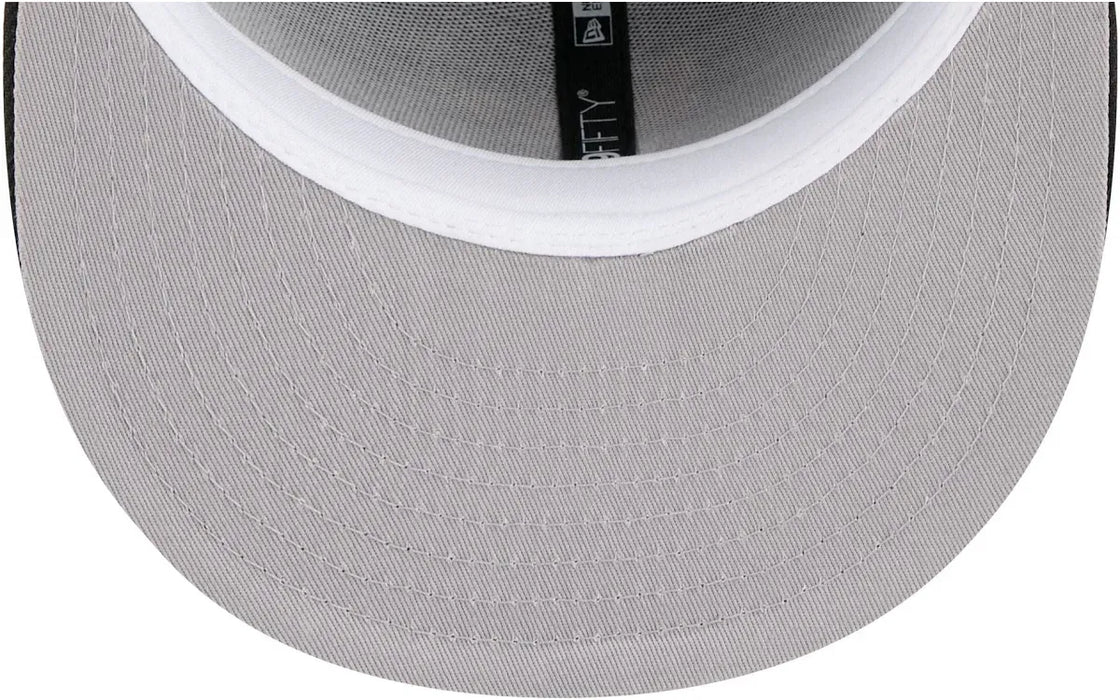 New Era Cap Co. Sized Hats NBA Adult Milwaukee Bucks Black Hardwood Classic Team Logo 59Fifty Fitted Hat - Men's