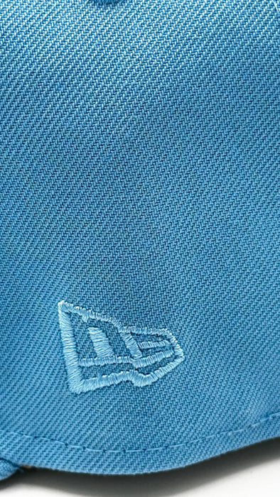 New Era Cap Co. Sized Hats NBA Adult Minneapolis Lakers New Era Baby Blue Custom Side Patch 59FIFTY Fitted Hat - Men's