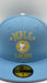 New Era Cap Co. Sized Hats NBA Adult Minneapolis Lakers New Era Baby Blue Custom Side Patch 59FIFTY Fitted Hat - Men's