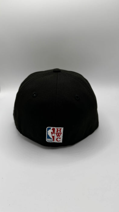 New Era Cap Co. Sized Hats NBA Adult Minneapolis Lakers New Era Black Dome Custom Side Patch 59FIFTY Fitted Hat - Men's