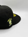 New Era Cap Co. Sized Hats NBA Adult Minneapolis Lakers New Era Black Dome Custom Side Patch 59FIFTY Fitted Hat - Men's