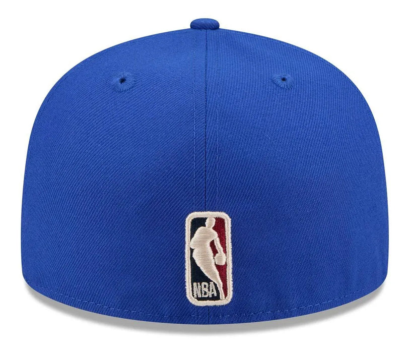 New Era Cap Co. Sized Hats NBA Adult Minnesota Timberwolves Blue Hardwood Classic Team Logo 59Fifty Fitted Hat - Men's