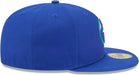 New Era Cap Co. Sized Hats NBA Adult Minnesota Timberwolves Blue Hardwood Classic Team Logo 59Fifty Fitted Hat - Men's