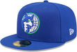 New Era Cap Co. Sized Hats NBA Adult Minnesota Timberwolves Blue Hardwood Classic Team Logo 59Fifty Fitted Hat - Men's