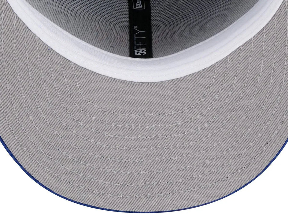 New Era Cap Co. Sized Hats NBA Adult New York Knicks Blue Hardwood Classic Team Logo 59Fifty Fitted Hat - Men's