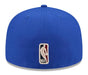 New Era Cap Co. Sized Hats NBA Adult New York Knicks Blue Hardwood Classic Team Logo 59Fifty Fitted Hat - Men's