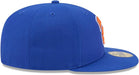 New Era Cap Co. Sized Hats NBA Adult New York Knicks Blue Hardwood Classic Team Logo 59Fifty Fitted Hat - Men's