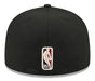 New Era Cap Co. Sized Hats NBA Adult San Antonio Spurs Black Hardwood Classic Team Logo 59Fifty Fitted Hat - Men's